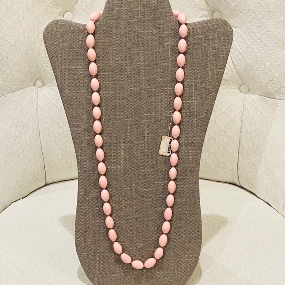 Vintage Jewelry - S8-BUNDLE ONLY-Vintage Pink Beaded Necklace w/Original Tag